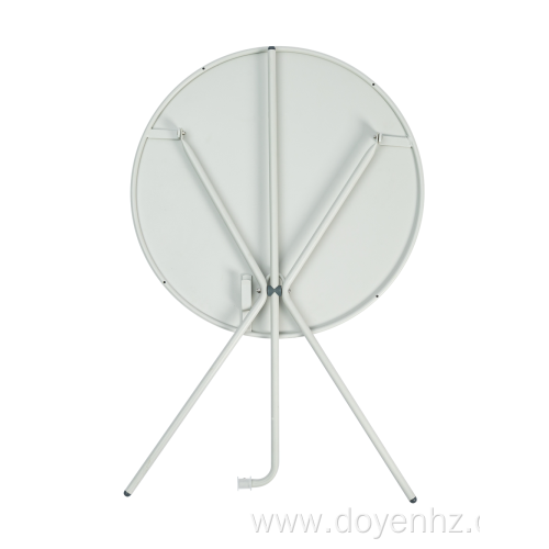 60cm Metal Round Folding 3-Leg Table